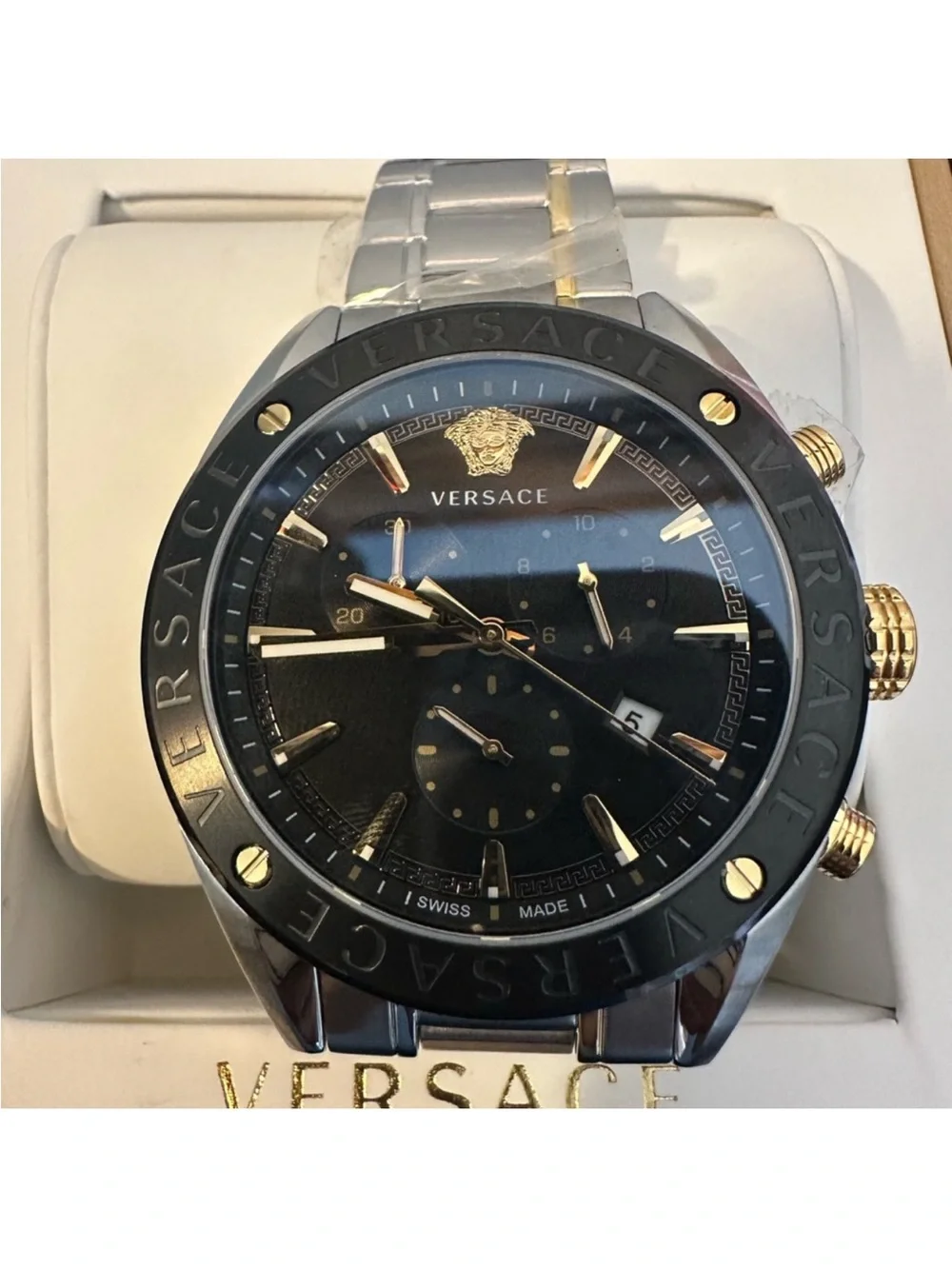 🆕Versace V-Chrono Men's Watch